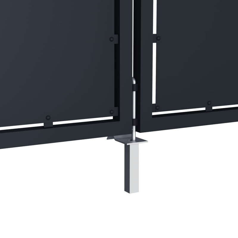 Melik Anthracite Metal Gate, 175cm H x 300cm W