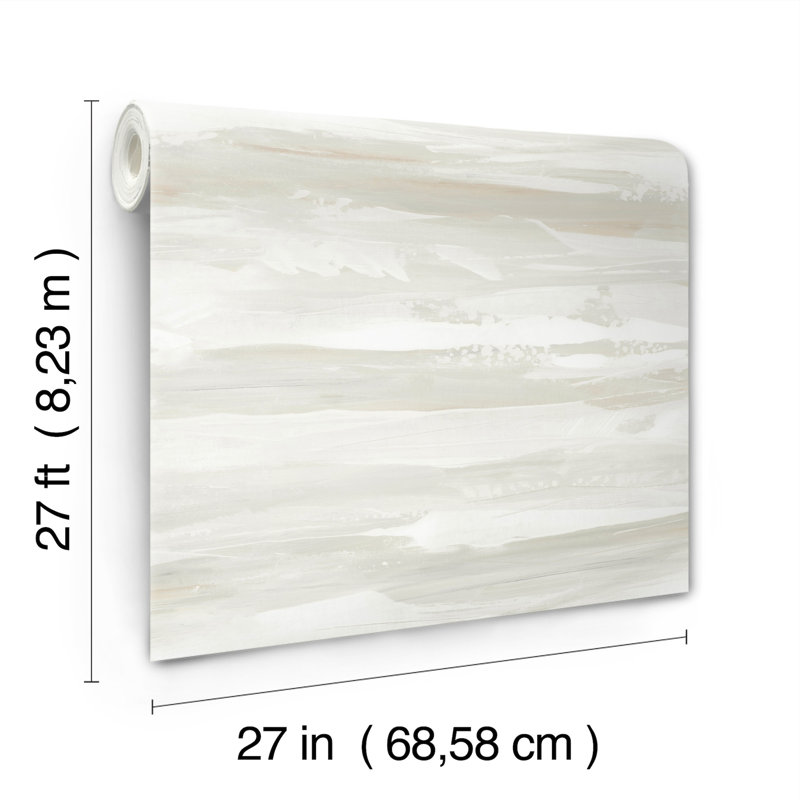 Papier peint à l'horizon, Beige