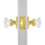 Classic Rosette with Crystal Door Knob-1409674647-1409674668