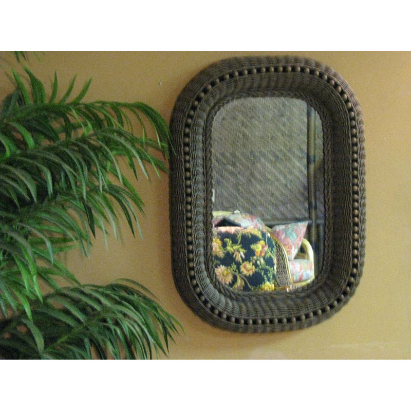 Miroir d'appoint Winnsboro, Brun délavé