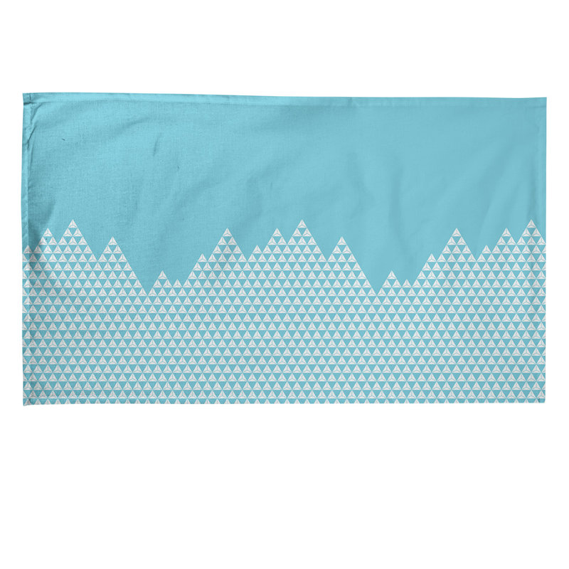 Tea Towel Kitchen Towel, Poly Twill, Light Blue