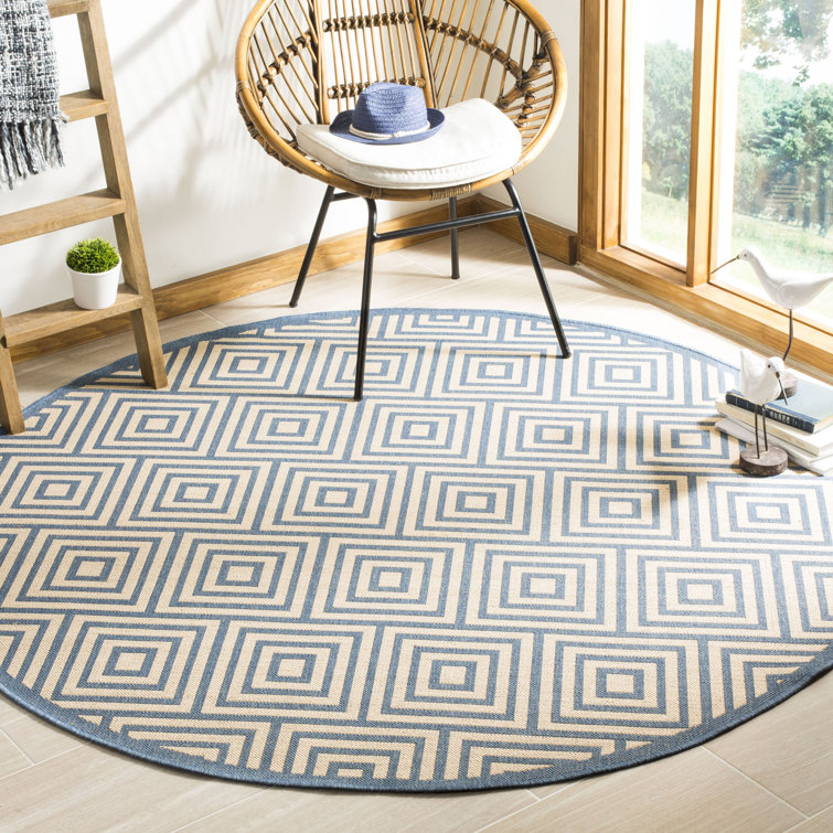 Kelli 100 Performance Geometric Indoor/Outdoor Area Rug