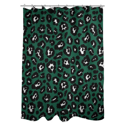 Animal Print Shower Curtain with Liner Included