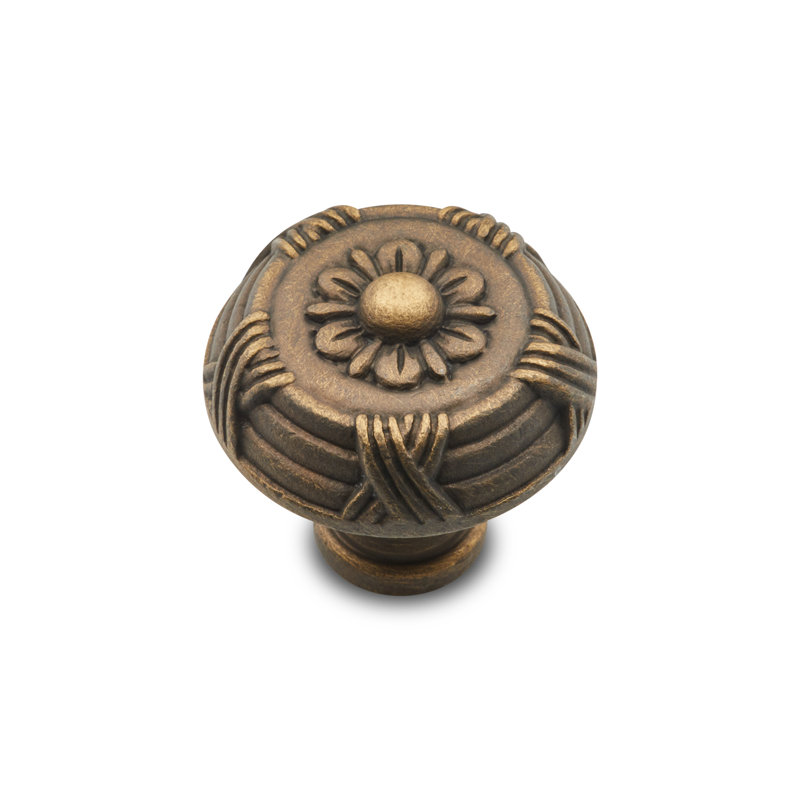 CK Series 1 1/2" Diameter Mushroom Knob, Small, Antique English