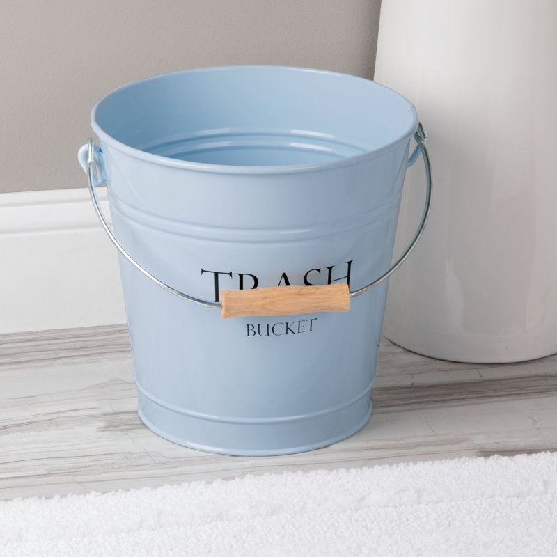 Corbeille pour déchets de comptoir 3,3 gallons York, Bleu pâle
