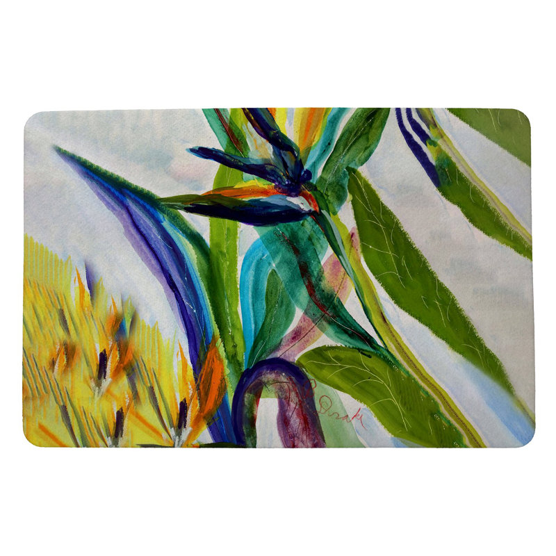 Tapis d'entrée antidérapant Janes Paradise II 26 po x 18 po