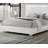 Contemporary White Eastern King Size Bed