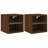 vidaXL Bedside Cabinet with LED Lights Storage Side Table Floating Nightstand-1624071509