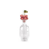 Toucan Clear/Red/Gold 13.39" Porcelain Table Vase