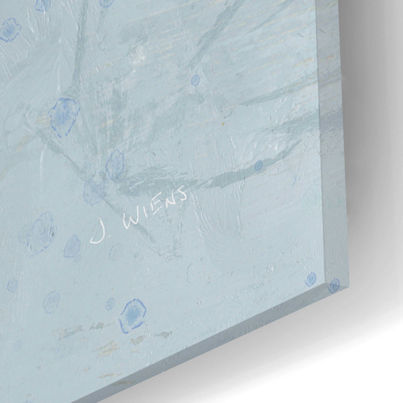 «Serene Seaside I» par James Wiens, art mural en verre acrylique, H 12 po x l 12 po x P 0,13 po