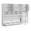 Lit escamotable mural avec placard et bureau Murphy-345564913