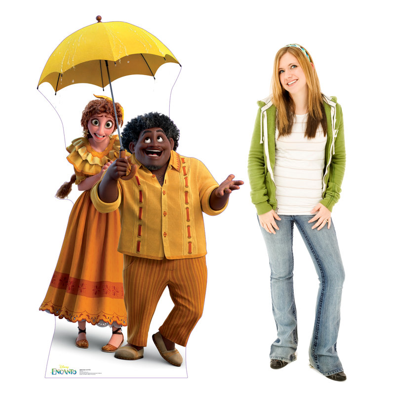 68'' Yellow and Orange Disney Encanto Cardboard Standup
