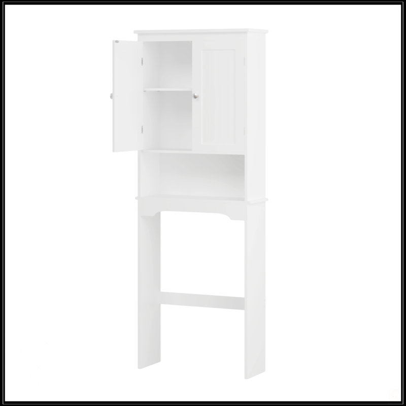 Armoire de rangement au-dessus de la toilette