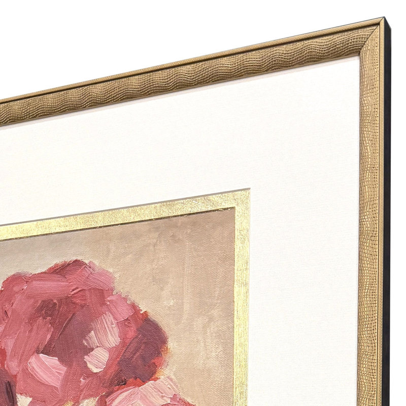 Peony Chinoiserie Framed Art