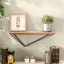 Tablette décorative en bois de pin Alyssabeth