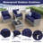 24"×24"×4“ Outdoor Removable Seat Cushion-413889160-428889874