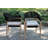  Posey 6 Pc. Marble Composite Dining Table With Wheat Wicker Chairs And Bench-497917671