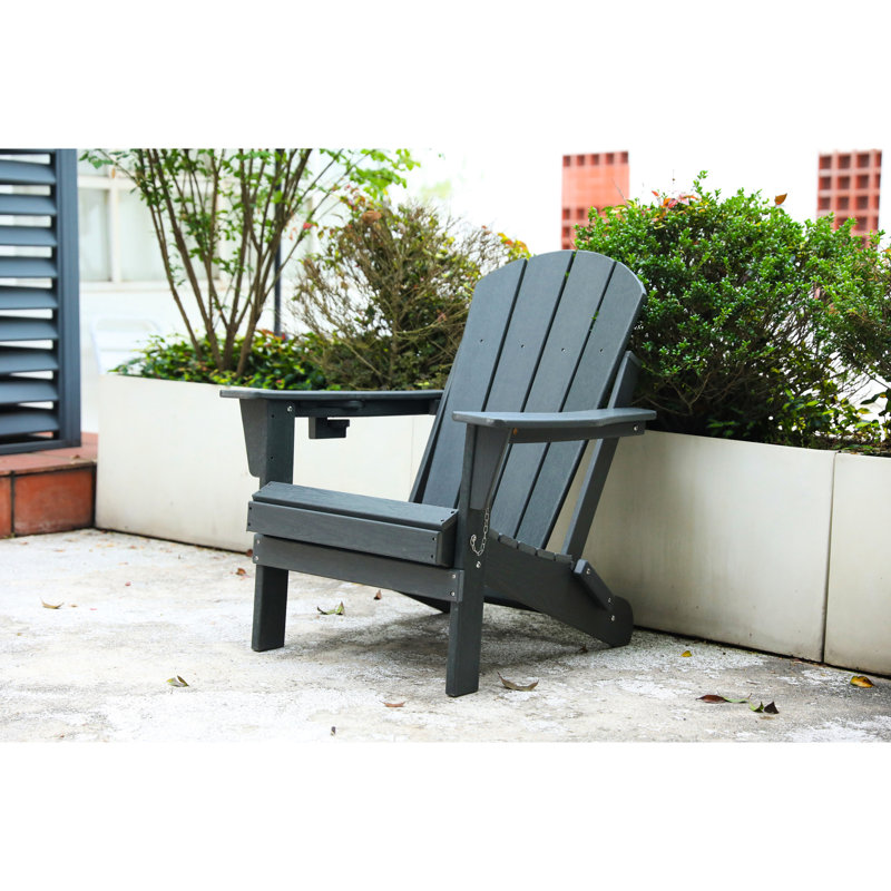 Abraham Chair In Gray, With Dual Cup Holder And Stunning Tall Joyful, Gray