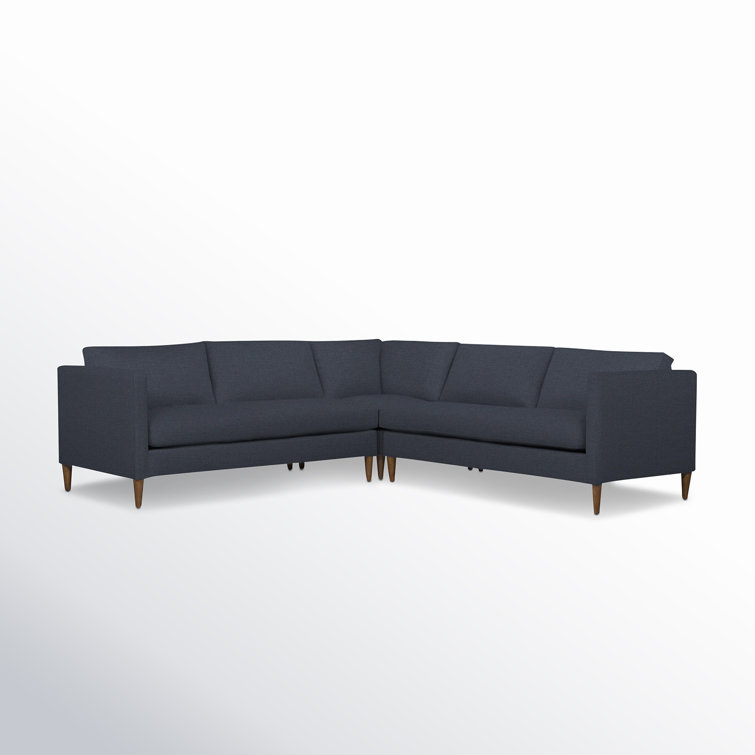 Clifford 3 - Piece Upholstered Custom L-Shape Sectional