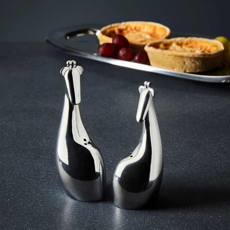 Nambe Savanna Giraffe S/P Shakers