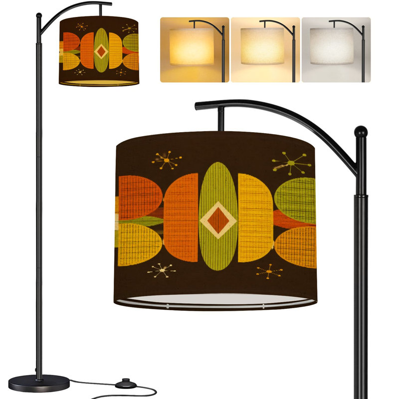  Lampe sur pied Arc Mid Mid Century