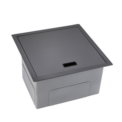 Évier de cuisine en acier inoxydable 17 po x 17 po x 10 po pour évier de cuisine à montage sur le comptoir avec robinet escamotable pour îlot de cuisine Leuton, BS2502