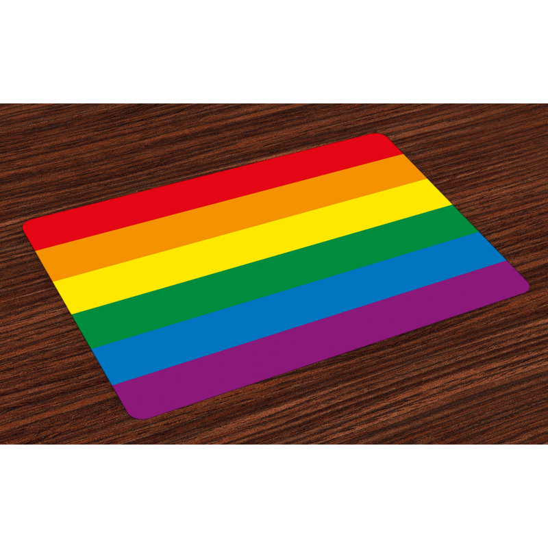 Amelia-Jane Gay Parade Flag Freedom Placemat