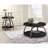 Dark Charcoal 2-Piece Round Coffee Table Set