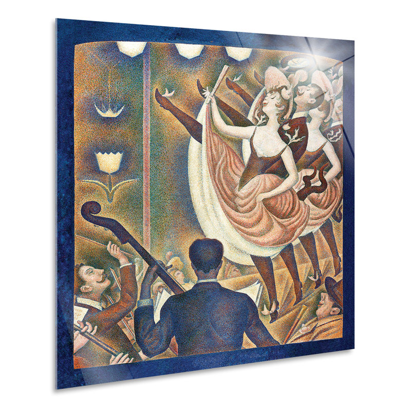 The Ruckus by Georges Seurat - No Frame Painting, Plastic/Acrylic, 100cm H x 100cm W