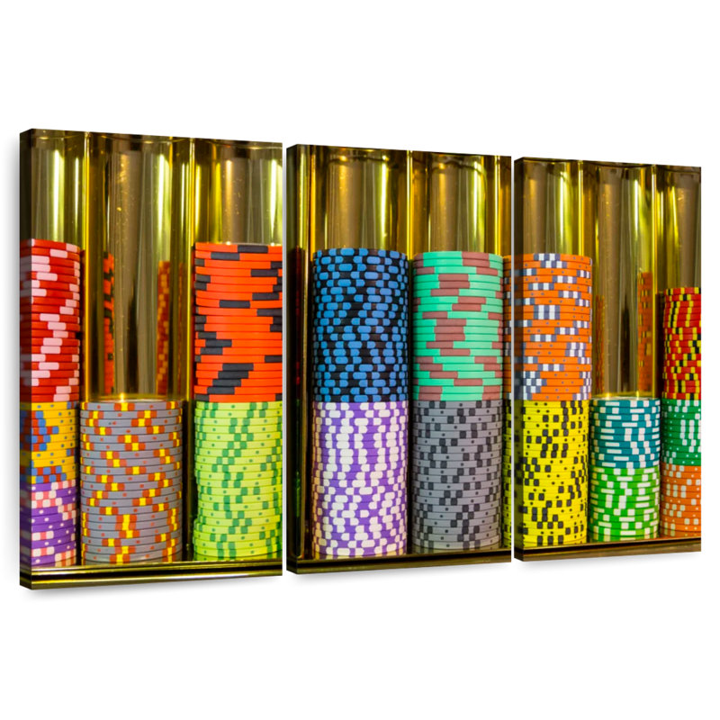 Senne Gambling Chips, 48" H x 74" W