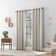 Attiya Textured Linen Blend Blackout Grommet Curtain Panel