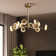 Joosep 34" 12-Lights Sputnik Sphere Chandelier  with LED Light Kit