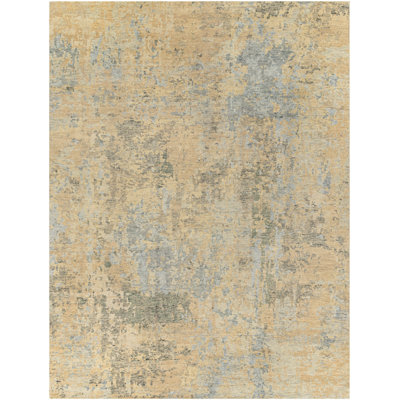 Wool Abstract Area Rug