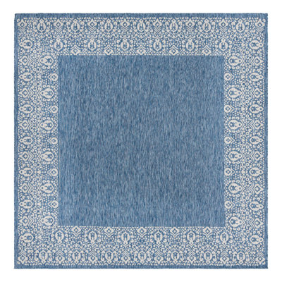 Tapis intérieur / extérieur bleu Lamere