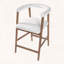 Tabouret 24,5 "de hauteur avec dossier incurvé, ensemble de 2-493762680