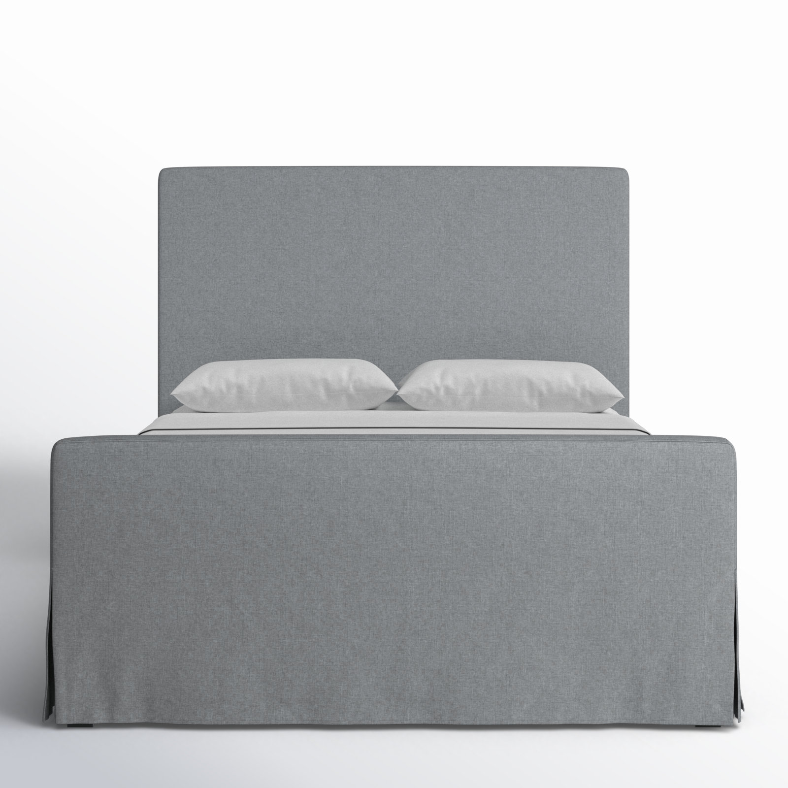 Calia Platform Bed, King, Gray