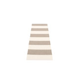 Bob Striped Area Rug in Black/Beige