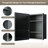 Cyrille Recessed & Surface Framed Medicine Cabinet with Mirror and Shelves-818042657-818042660