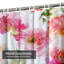 Rideau de douche avec 12 crochets Flower-1722171611