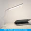 Lampe de bureau moderne à pince, à intensité variable et col de cygne flexible, idéale pour la lecture et les études. Alimentation USB.