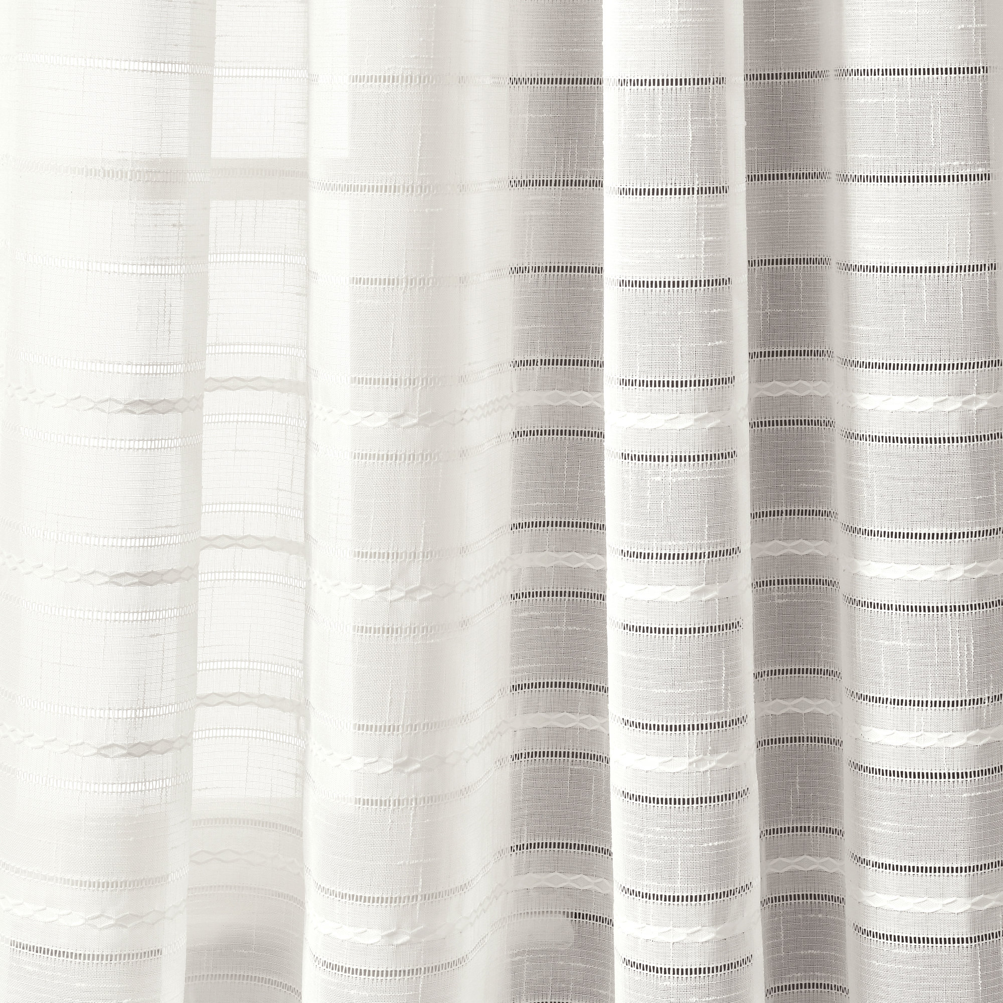 Westerman Sheer Polyester Curtain, White