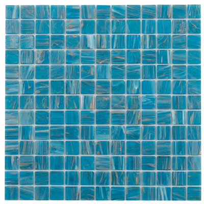 Celestial 0.8" x 0.8" Glass Grid Mosaic Wall & Floor Tile 