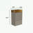Wall Mounted Bathroom Vanity with sink, storage cabinet and one drawer-2043092582