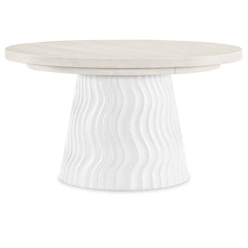 Margaritaville Aruba Round Dining Table, Beige/White
