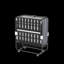 Lit escamotable extra-long extra-robuste avec tête de lit ajustable, matelas en mousse à mémoire de forme de 5 pouces, métal noir mat