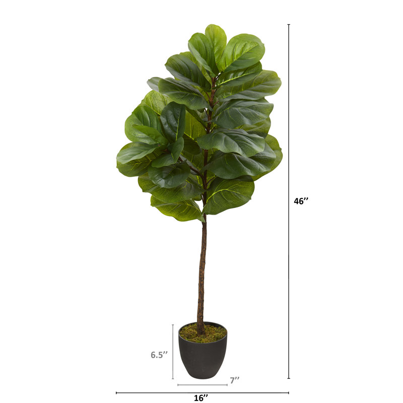 Arbre de violon artificiel 39,5 "en pot