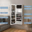 Adalbern Solid Wood Jewelry Armoire-136890311