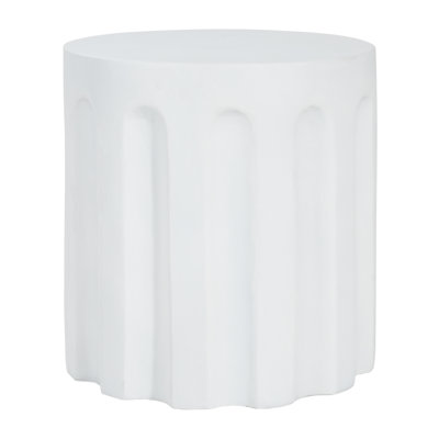 Lizz Outdoor Concrete Side Table