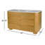 Ensemble de meuble-lavabo double 4 tiroirs Mari-566065689