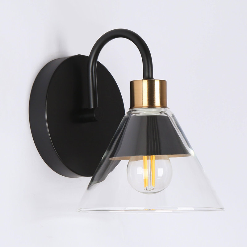 Johannah Armed Sconce, Black